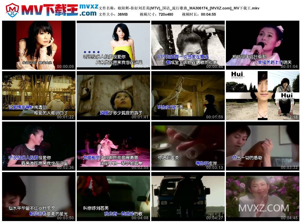 欧阳辉-你好刘若英(MTV)_国语_流行歌曲_MA306174
